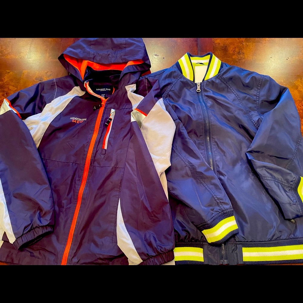 Windbreaker for boys. Size XL(14-16) London Fog & size 20 by Guess.